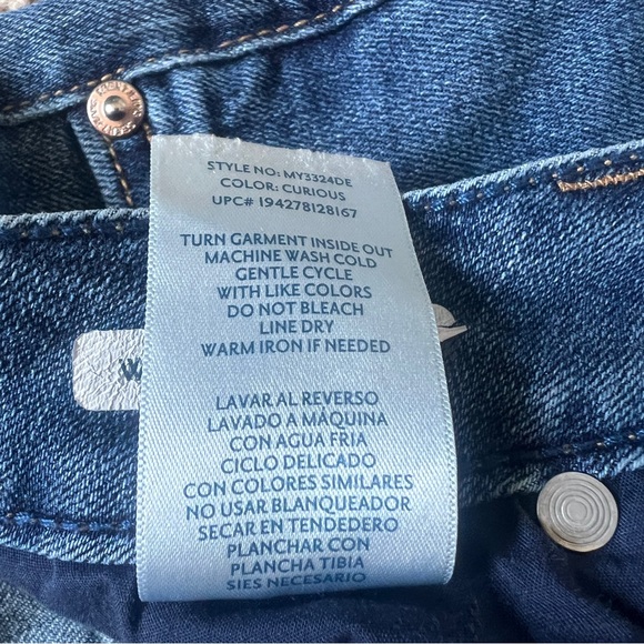 Seven 7 Bundle Weekend Short denim shorts 12 light wash mid-rise‎ casual summer - Picture 13 of 14